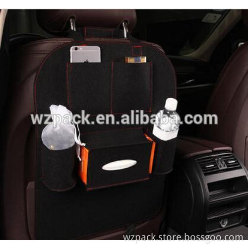2016 Large series OED/ODM Car Accessory Back Seat Trend Felt Organiser Auto Travel Storage Bag Holder